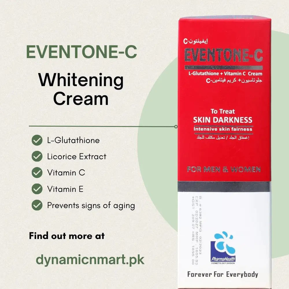 Eventone-C Brightening Cream – L-Glutathione & Vitamin C